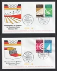 1969 Germany Olympic Games Promotion Fund 2nd series FDC. Munich First Day Cover