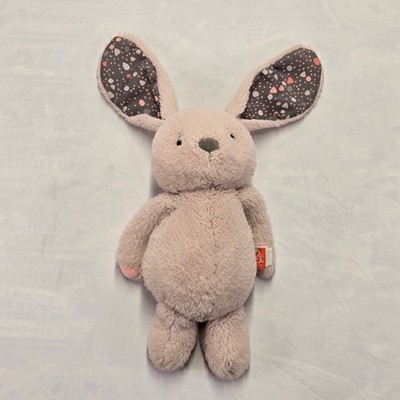 B Softies 12'' Plush Bunny Rabbit Toy Pink Ears Soft Floppy Ears Stuffed Animal