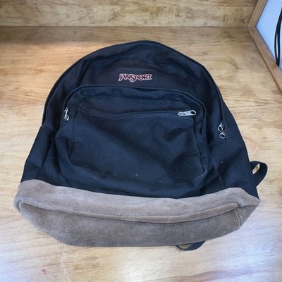 black jansport backpack with brown bottom Right Pack - Durable Daypack Padded 15