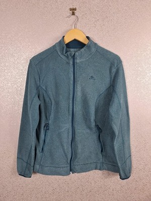 Decathlon Damen Fleecejacke Quechua Türkis Größe L