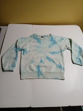New balance blue tye dye pullover sweatshirt large 10 / 12 girls