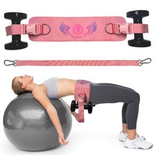 2-in-1 Hip Thrust Belt for Women Men Heavy Duty Glute Workout Equipmen