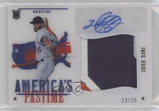 2022 Panini Chronicles Gold 23/25 Jose Siri #APMS-JS Auto 19ed