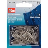 Stecknadeln 0,60X30Mm Silberfarbig Dose Stahl Karte Gutermann Prym 024286