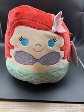 NWT Squishmallow Arielle Disney Little Mermaid Plush 8  Stuff Animal Mermaid