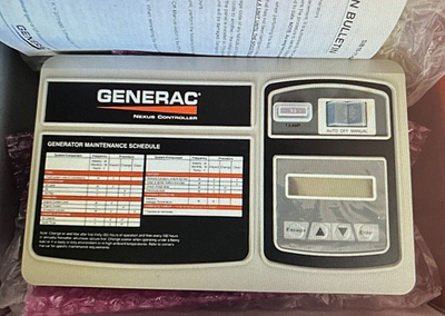 #ad *NEW IN BOX* Generac 0H7668DSRV Nexus Generator Control Panel $750.00