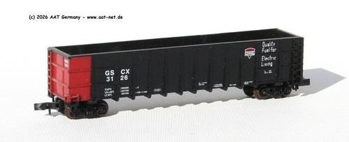 Roundhouse N 8902-1 - 50´ Thrall Highside Gondola GSCX #3126; aga NEW, ohne OVP | Condition: Gebraucht