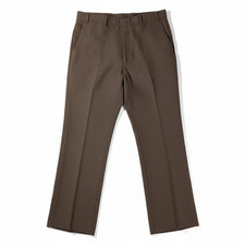 VTG Levi's Action Slacks Men 36x31 Brown Sta-Prest Polyester Dress Pants 70s 80s