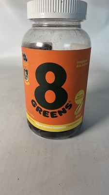 8 Greens Daily Super Greens 120 Gummies Mango 15.9oz/450g  Exp: 11/2026