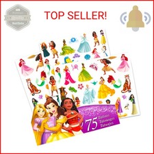 Disney Princess Temporary Tattoos Party Favors Pack - Bundle 75 Temporary Tattoo