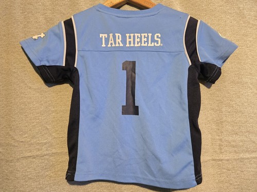 Colosseum Kids UNC Tar Heels #1 Football Jersey Size 4T - Picture 2 of 5