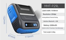 P29L Portable Thermal Label Printer: Compatible with QR Codes and Computers
