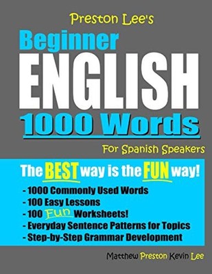 Preston Lee's Beginner English 1000 Words For Spanish Speakers...