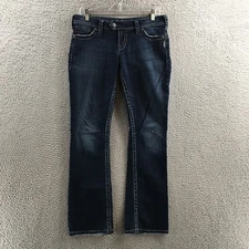 Silver Jeans Co. Tuesday 16 1/2 Bootcut Jeans Womens 28/31 Blue Denim Low Rise