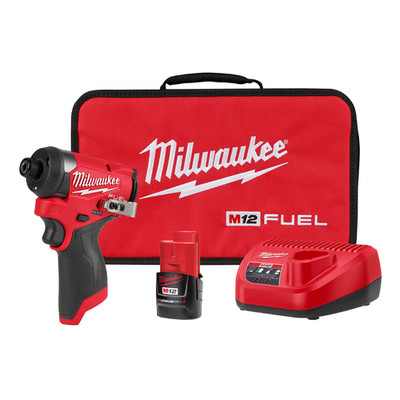 Milwaukee Tool M12 FUEL 1/4 Sechskant Schlagbohrschrauber Set 3453-21