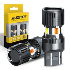 Switchback 7443 7444 7440 LED Turn Signal Parking DRL Light Bulbs Amber/White