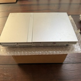 PS2 Sony PlayStation 2 Slim Console (SCPH-79001) Bundle Silver - Tested & Work