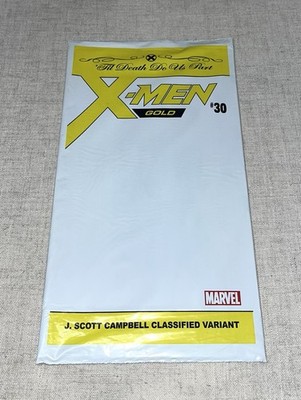 X-Men Gold #30 J. Scott Campbell Classified Variant Still Bagged / Sealed