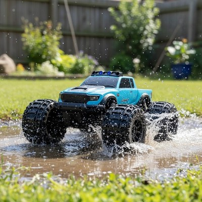 All-Terrain Remote Control Monster Truck for Kids 6-12+ - 60+ Min Playtime