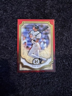 2018 Topps Museum Collection Derek Jeter Ruby /50 New York Yankees HOF
