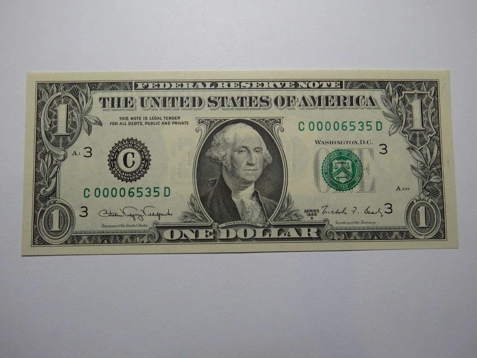 4 $1-$1-$1-$2 Matching Low 4 Digit Serial Number Federal Reserve Bank Notes - Image 3 of 4