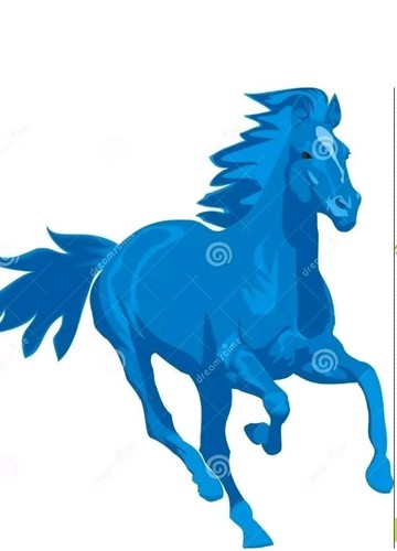 Racing Horse Force con gorra azul o negra CEN Racing - Imagen 2 de 3