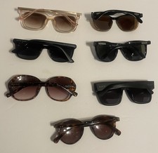 Lot of 7 Designer Sunglasses DIFF, SOJOS, Tommy Hilfiger, SUNCLOUD, PRIVE  READ  