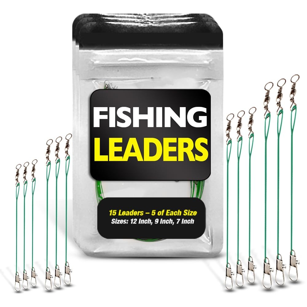 Fishing Leaders With Swivels Carp Pike Catfish Muskie