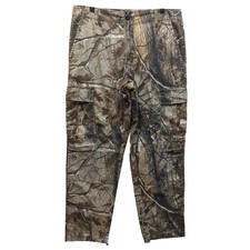 RedHead Realtree AP Camo Cargo Pants Mens Medium Brown Adjustable Waist Hunting