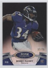 2012 Bowman Sterling Black Refractor 37/75 Bobby Rainey #12 9oi