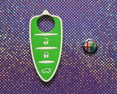 GREEN 3 Button Remote Key Rubber Pad for Alfa Romeo GTO 159 Mito Giulietta IN UK