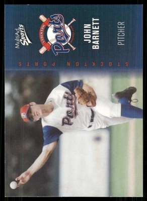 2003 Multi Ad Sports Stockton Ports JOHN BARNETT RC RANGERS FT MEADE FL