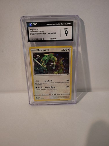 Rayquaza graded CGC 9 for sale on eBay