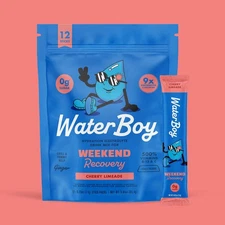 Waterboy Hydration + Weekend Recovery Sports Drink - Cherry Limeade 12pk