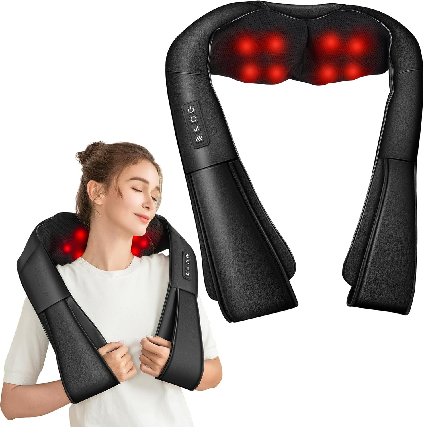 Massaggiatore Cervicale 3D Termico | Tecnologia Shiatsu Alta Precisione