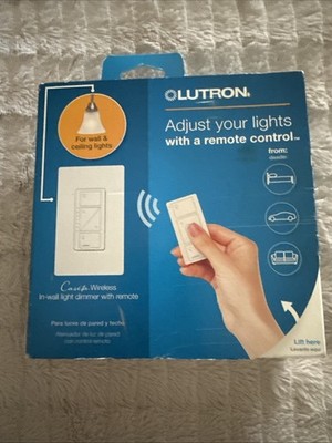 LUTRON Caseta ORIGINAL Smart Dimmer Switch for Wall  Ceiling Lights PD-6WCL
