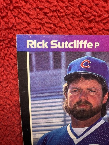 Vintage 1989 Rick Sutcliffe Chicago Cubs Donruss MLB Baseball Trading Card 223 - Picture 5 of 12