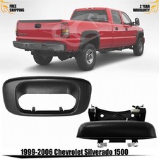 Exterior Tailgate Handle With Bezel For 1999-2006 Chevrolet Silverado 1500