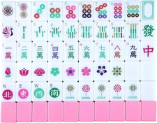 American Mahjong Set Only with 160 Mahjong Tiles 1.2-Inch American Mah Jong Set 