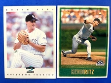 Kevin Ritz 1997 Score & 1997 Topps Baseball - Rockies