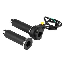 1 Pair Throttle Control Handlebar Grip Kill Switch Easy Install Modify For LWXP