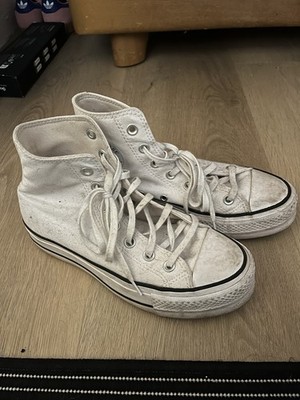 white platform converse 