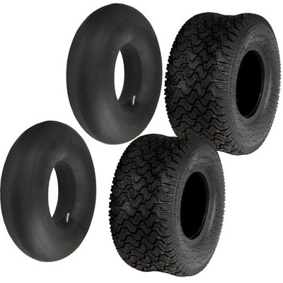 2x Reifen inkl. Schlauch 18x8.50-8 Rasentraktor Reifendecke 4pr Aufsitzmäher S3