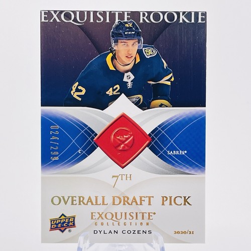 Dylan Cozens Exquisite Rookie /299 💎 2020-21 UD Black Diamond Draft Pick - Picture 1 of 7
