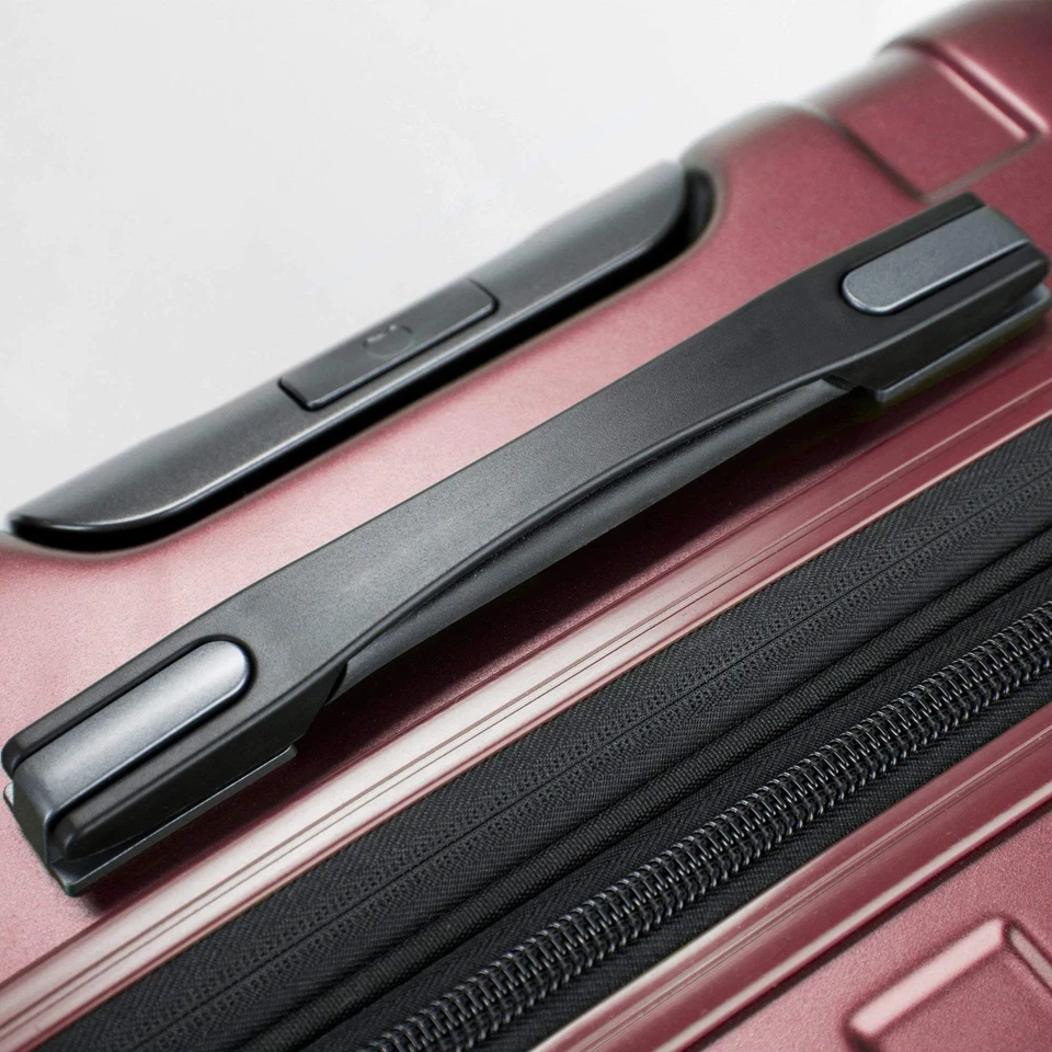 Equipaje giratorio rígido Delsey Paris Titanium 25" a cuadros, púrpura Foto 2 de 4