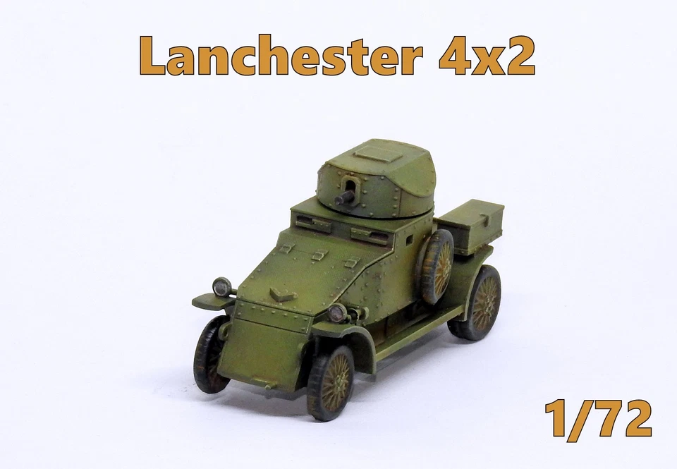 PRO BUILT 1/72 Lanchester - Fertigmodell - NEU!!!