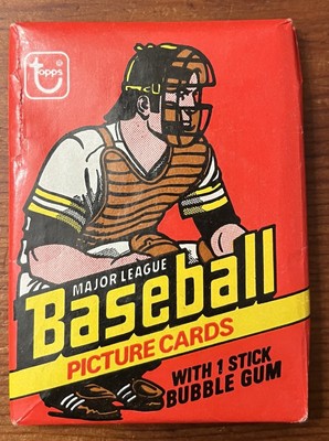 1978 Topps Baseball Wax Pack (1) Sealed From Box Murray Molitor Trammell RC *P18