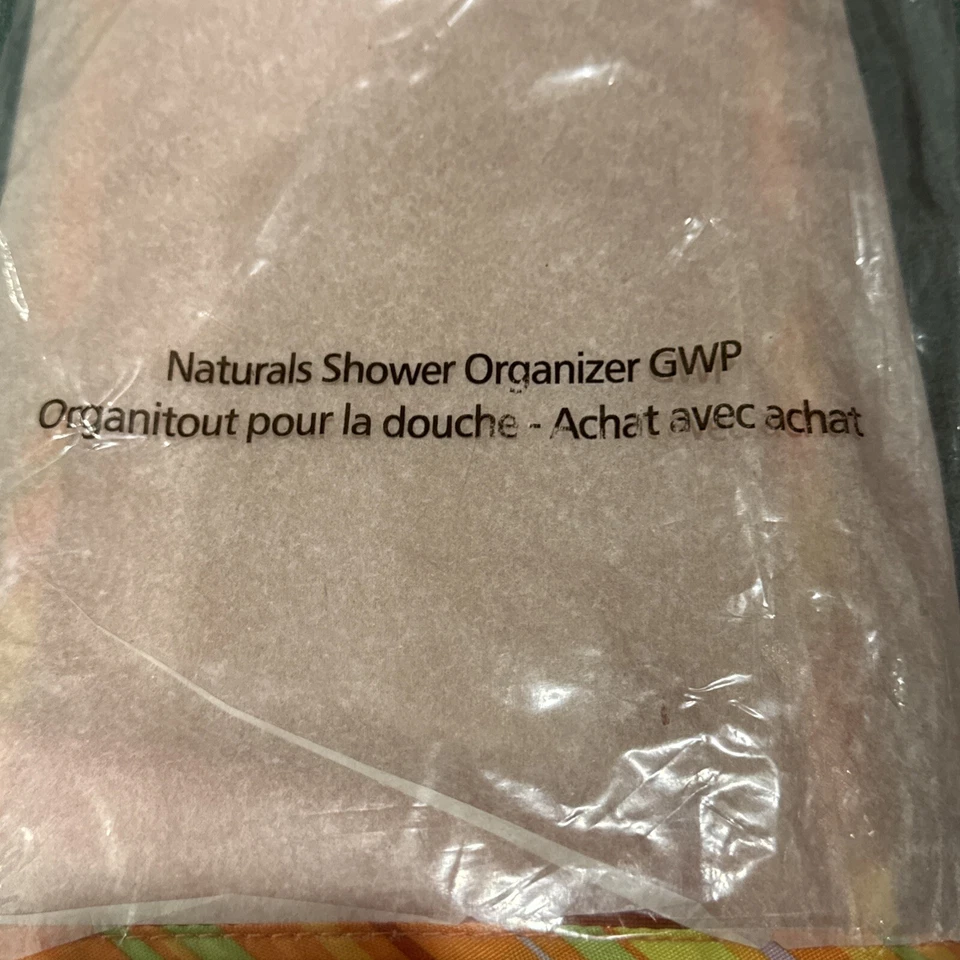 Colorful Nylon/Plastic/Mesh Shower Organizer Hanging Caddy w/Metal Hanger-28x9 - Image 2 of 4