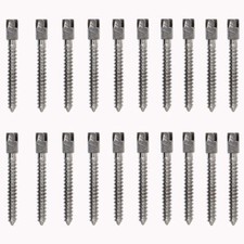 30 Pcs Dental All Size Pure Titanium Assorted Conical Screw Posts Root Canal Pin