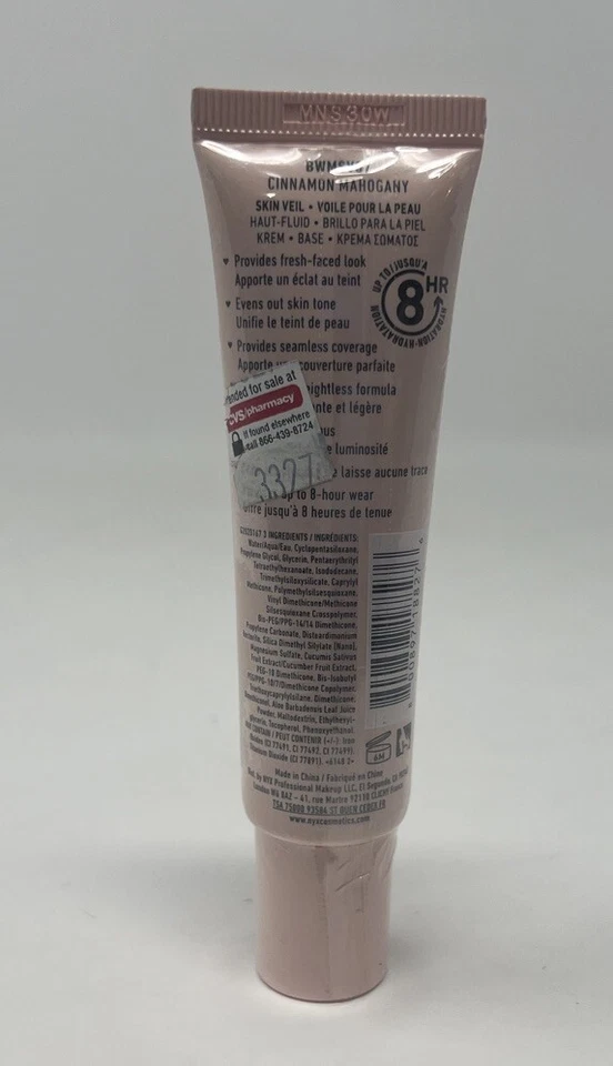 NYX Bare With Me Velo Piel Tintado No Comedogénico BB Cream - CANELA CAOBA Foto 2 de 2